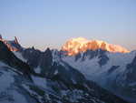 Mt. Blanc z ledovce Talefre