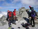 Na vrcholu Mt. Blanc du Tacul