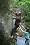 Sportovní lezení a bouldering na přírodních útvarech