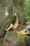 Sportovní lezení a bouldering na přírodních útvarech