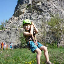 Lezecký park Alkazar - upozornění, horosvaz