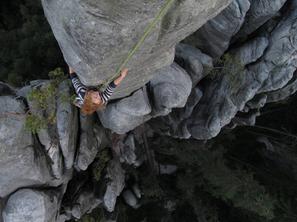 3. den - Karolina v Kampáňové cestě na Cukrovarský komín, foto R. Lienerth