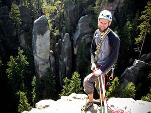 3. den - Stefan na vrcholu Starosty, foto J. Wiklund