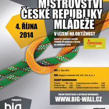 MČR mládeže v lezení na obtížnost - BigWall Praha