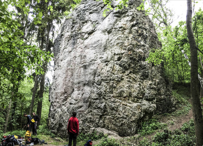 Zubák, JV stěna, foto P. Jandík