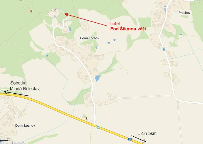 Školení Prachov mapa