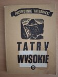 Tatry Wysokie-przewodnik taternicki-10-1962 - Witold Paryski