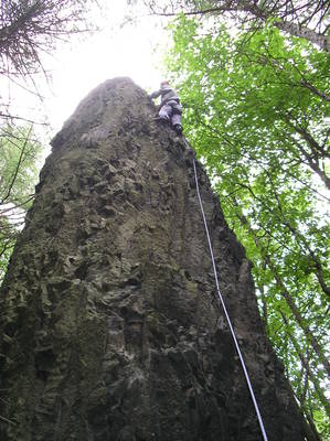 Kýsa při prvovýstupu, foto: P. Henke Kýsa při prvovýstupu, foto: P. Henke