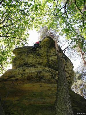 Pavel Henke dolézá na vrchol