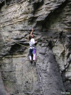 David při prvovýstupu