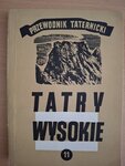 Tatry Wysokie-przewodnik taternicki-11-1964 - Witold Paryski
