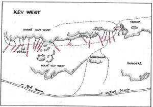 Horní Key West, Podium (Zd.Doskočil - Lezecké terény na Chomutovsku)