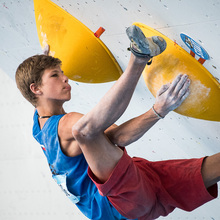 6. místo Adama Adamovského v boulderingu - Mistrovství světa mládeže v Arcu