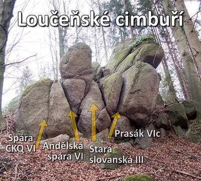 Loučeňské cimbuří. 6084. Loucenske cimburi1