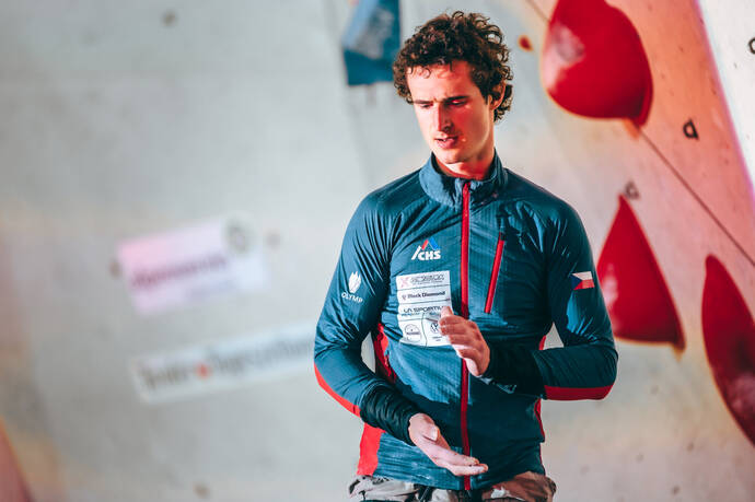 Adam Ondra po finále Adam Ondra po finále
