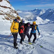 Česka skialpinistická reprezentace se na nacházející sezónu připravovala na ledovci Stubai