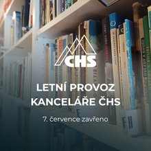 Letní provoz v kanceláři ČHS