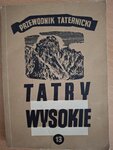 Tatry Wysokie-przewodnik taternicki-13-1967 - Witold Paryski