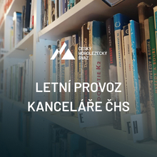 Letní provoz v kanceláři ČHS