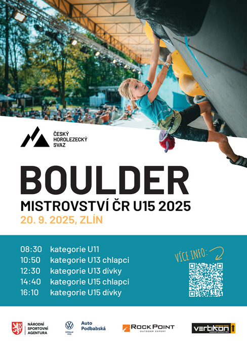 Plakát MČR U15 boulder 25