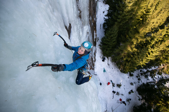 Kristýna Kwasniaková si užívá ledy v Labském dole Kristýna Kwasniaková si užívá ledy v Labském dole