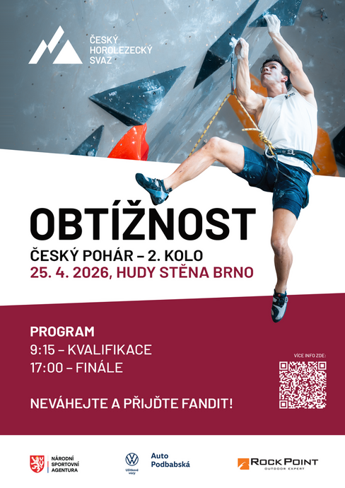 Český pohár mládeže a dospělých - 2. kolo Brno 25.4.2026
