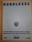 Horolezec-Věstník Klubu čsl. alpistů-V/1-1938 - Klub československých alpistů