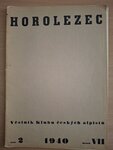 Horolezec - Věstník klubu českých alpistů-VII/2-1940 - Klub českých alpistů