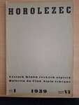 Horolezec-Věstník Klubu českých alpistů-VI/1-1939 - Klub českých alpistů