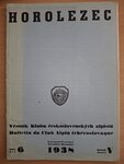 Horolezec-Věstník Klubu čsl. alpistů-V/6-1938 - Klub československých alpistů