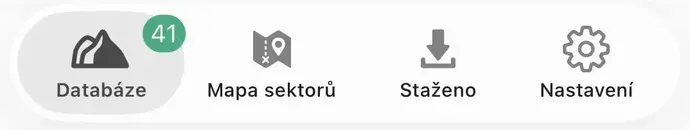 lista iOS s cedulkou